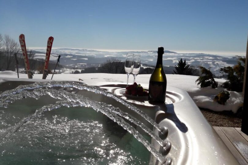 Where to enjoy luxury wellness with a view of the mountains