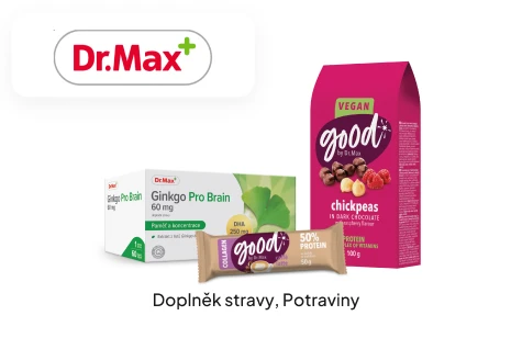 21.–25. místo | Balíček produktů Dr. Max za 3 000 Kč 21.–25. místo | Balíček produktů Dr. Max za 3 000 Kč