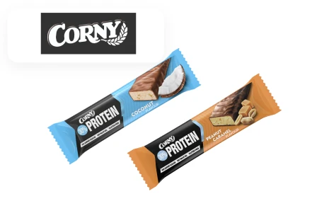 79.–83. místo | Balíček tyčinek Corny Protein 79.–83. místo | Balíček tyčinek Corny Protein